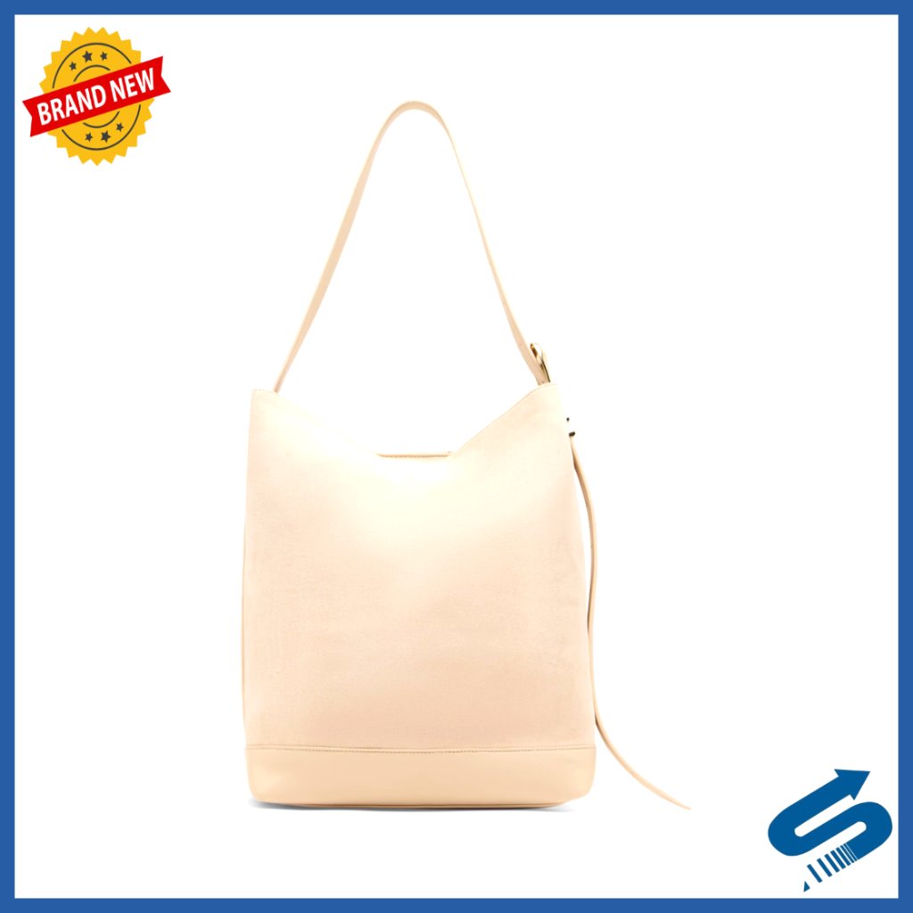 Soft Suede Hobo Bag Slouchy Minimal Chic Adjustable Handle Magnetic Closure